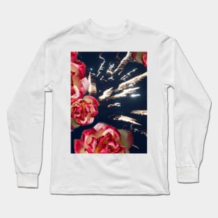 Fireworks and Roses Long Sleeve T-Shirt